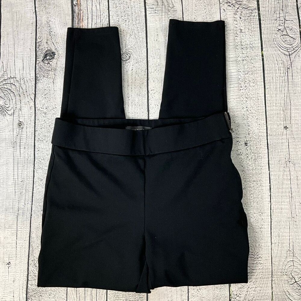 ANN TAYLOR Black Knit Pants